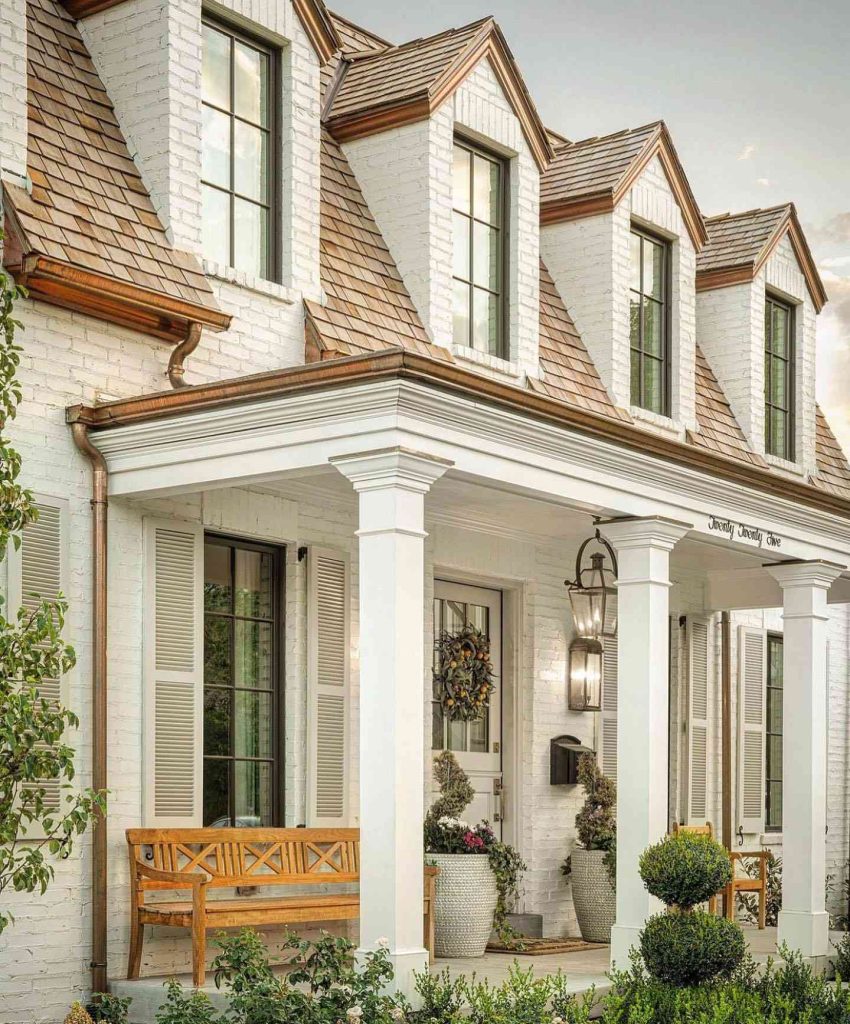 Timeless Brick Porch