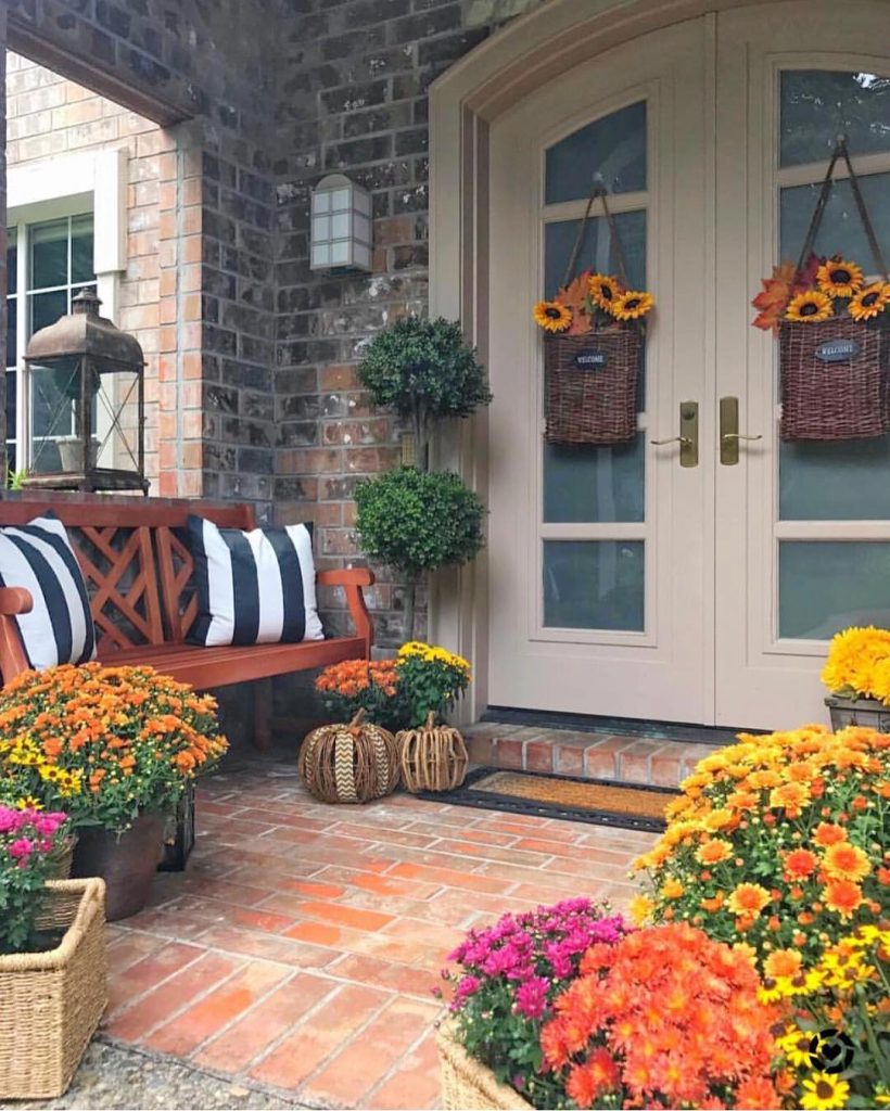 Serene Green Porch