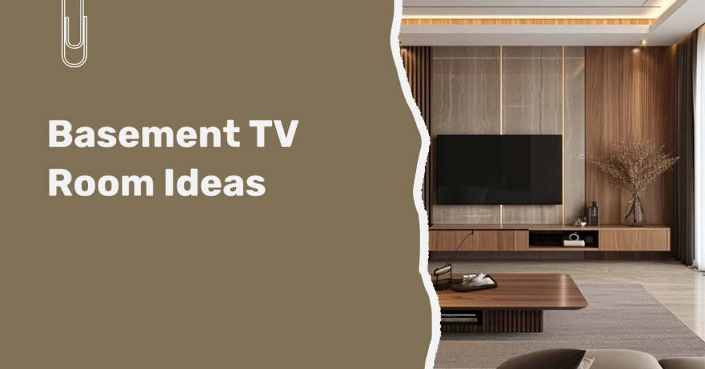 Basement TV Room Ideas