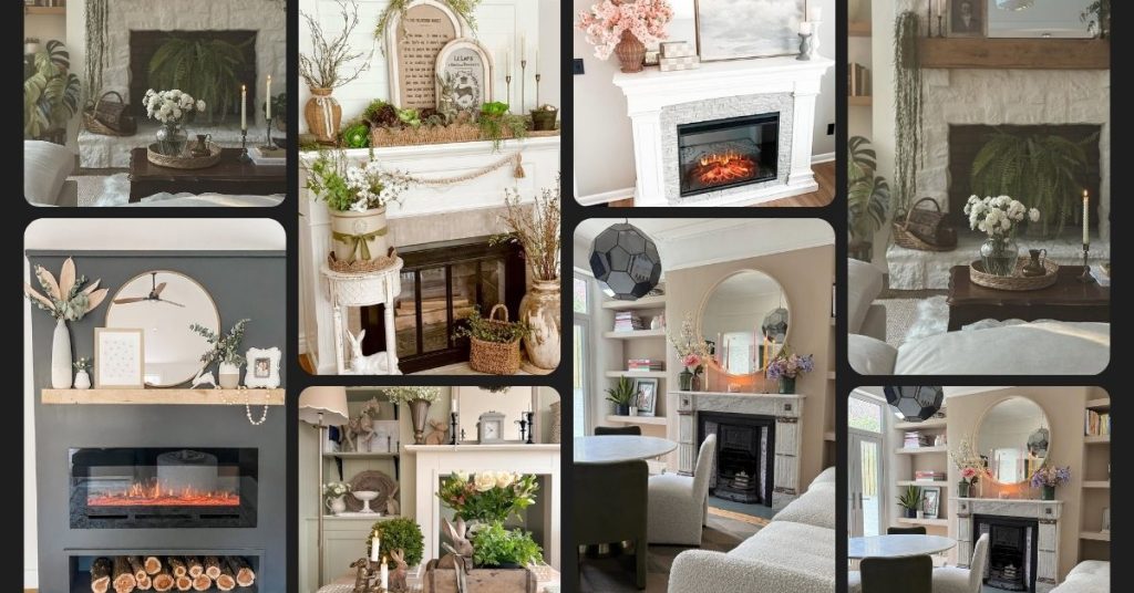 Spring Mantel Decor Ideas